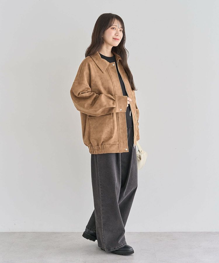 Green Parks「・ELENCARE DUE スエードポンチブルゾン」|ステンカラーコート|