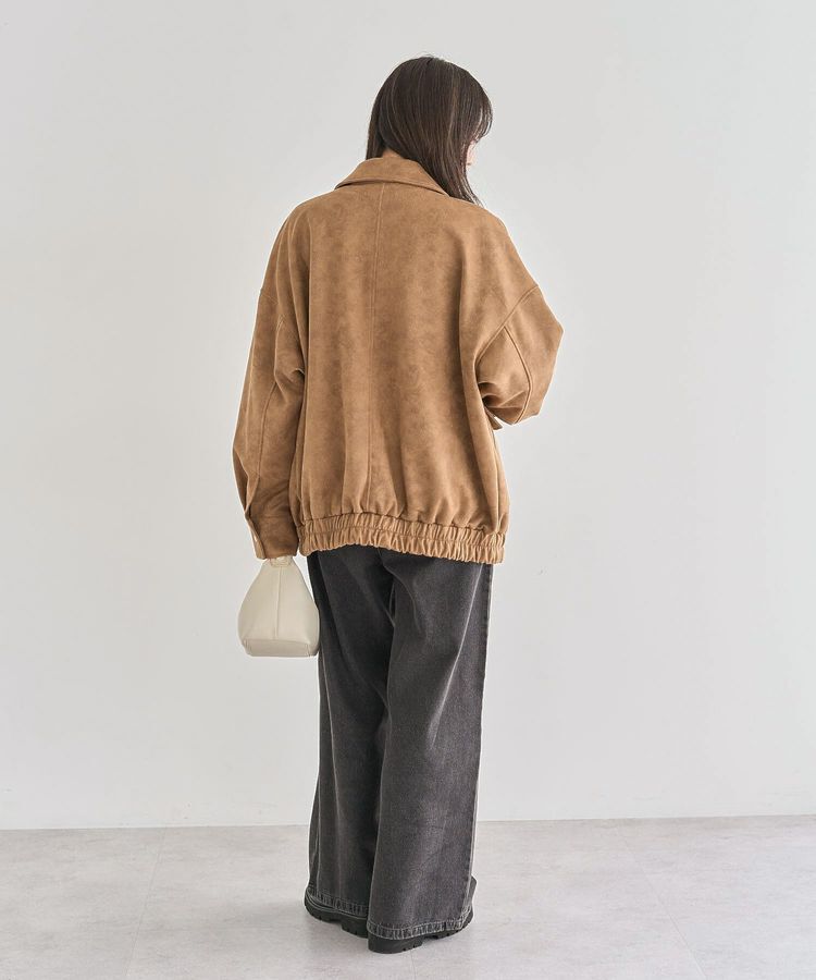 Green Parks「・ELENCARE DUE スエードポンチブルゾン」|ステンカラーコート|