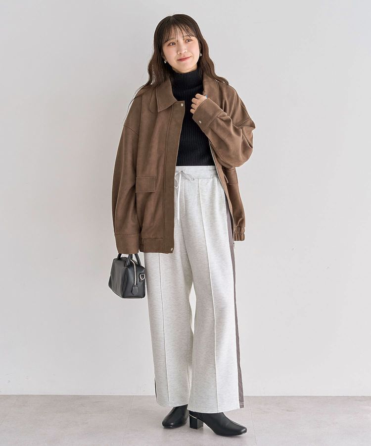 Green Parks「・ELENCARE DUE スエードポンチブルゾン」|ステンカラーコート|