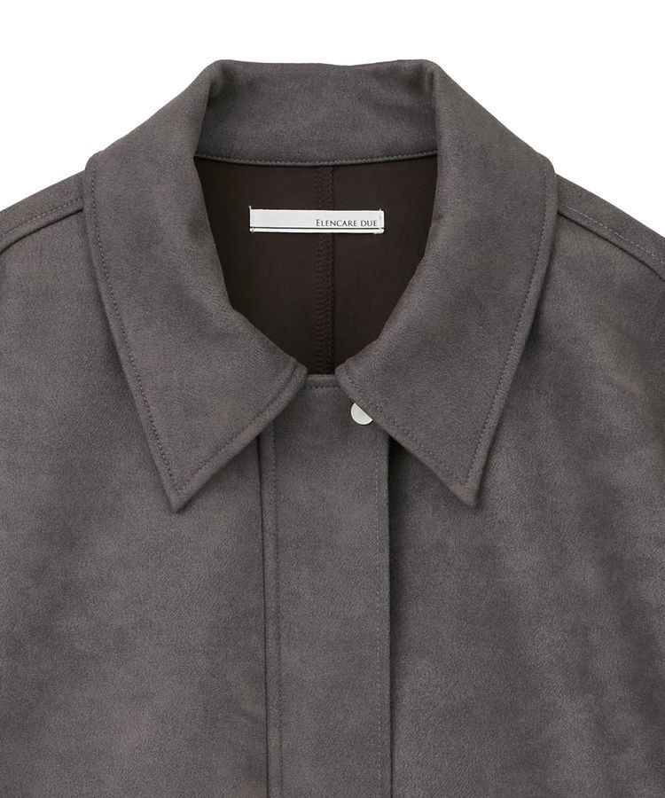 Green Parks「・ELENCARE DUE スエードポンチブルゾン」|ステンカラーコート|