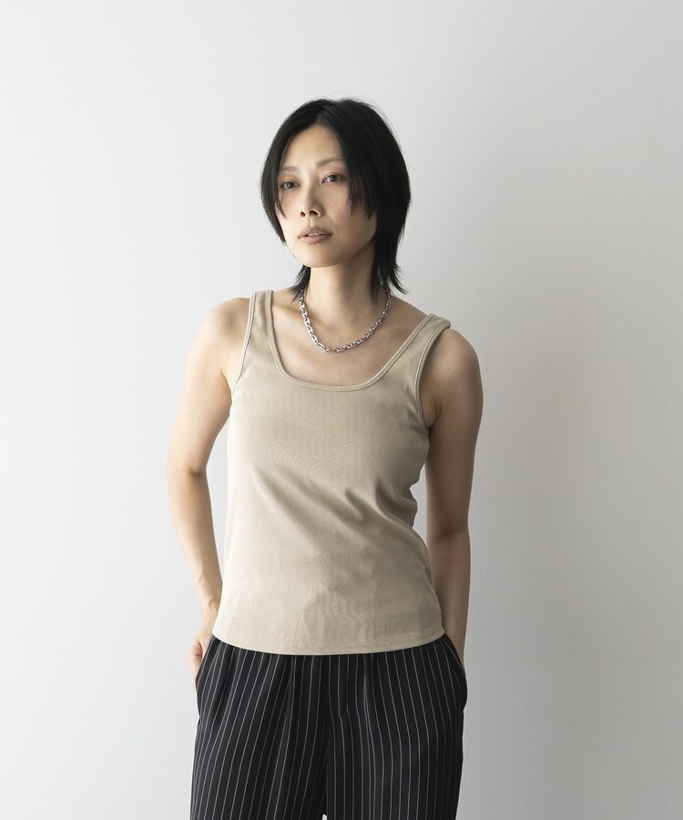 GARAGE OF GOOD CLOTHING「【日本製】FANCTIONALフライススクエアネックタンクトップ」|インナー|