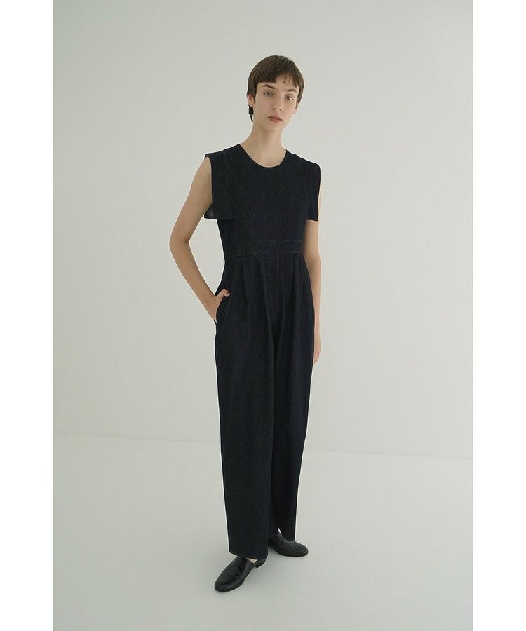 GARAGE OF GOOD CLOTHING「【CLANE】SQUARE SLEEVE DENIM ALL IN ONE」|オールインワン|