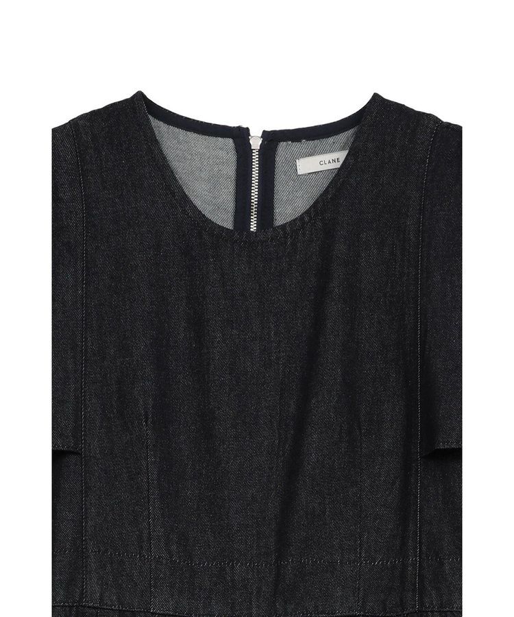 GARAGE OF GOOD CLOTHING「【CLANE】SQUARE SLEEVE DENIM ALL IN ONE」|オールインワン|