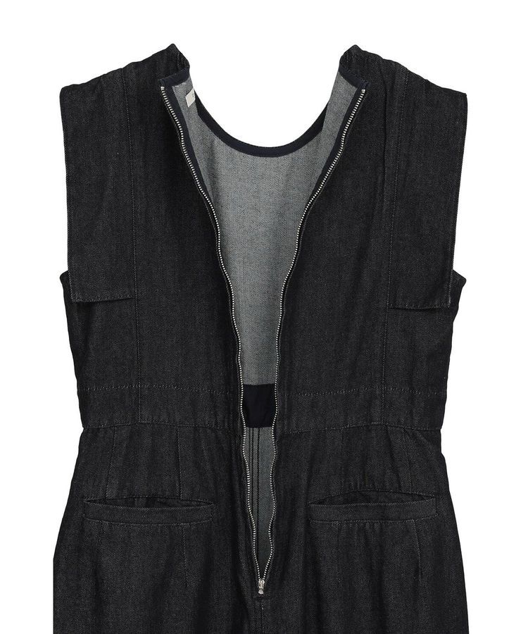 GARAGE OF GOOD CLOTHING「【CLANE】SQUARE SLEEVE DENIM ALL IN ONE」|オールインワン|