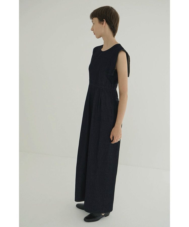 GARAGE OF GOOD CLOTHING「【CLANE】SQUARE SLEEVE DENIM ALL IN ONE」|オールインワン|