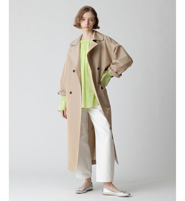 allureville「シアーオーガンギャザーブラウス」|シャツ・ブラウス|