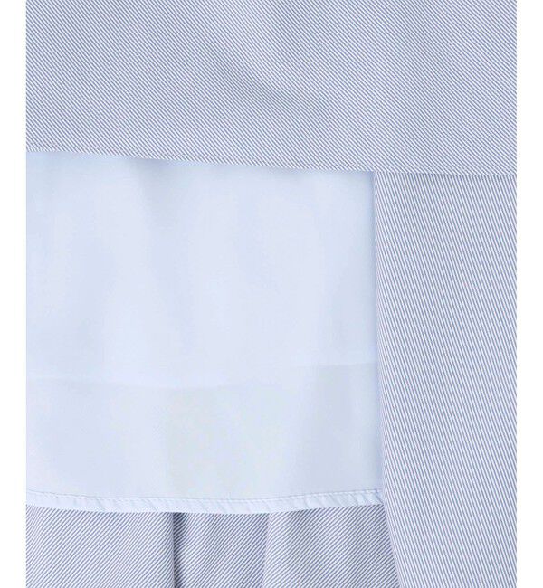 allureville「【セットアップ対応可能】ストライプアシメギャザースカート」|スカート|