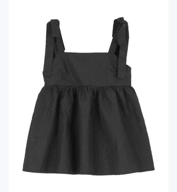 titivate「ふくれジャガードリボントップス」|シャツ・ブラウス|