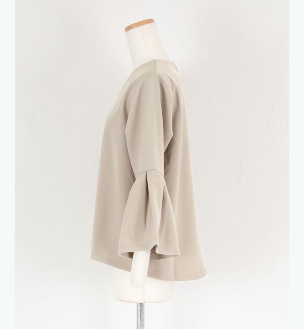 ur's「【星玲奈さんコラボアイテム】タックフレアスリーブトップス」|シャツ・ブラウス|