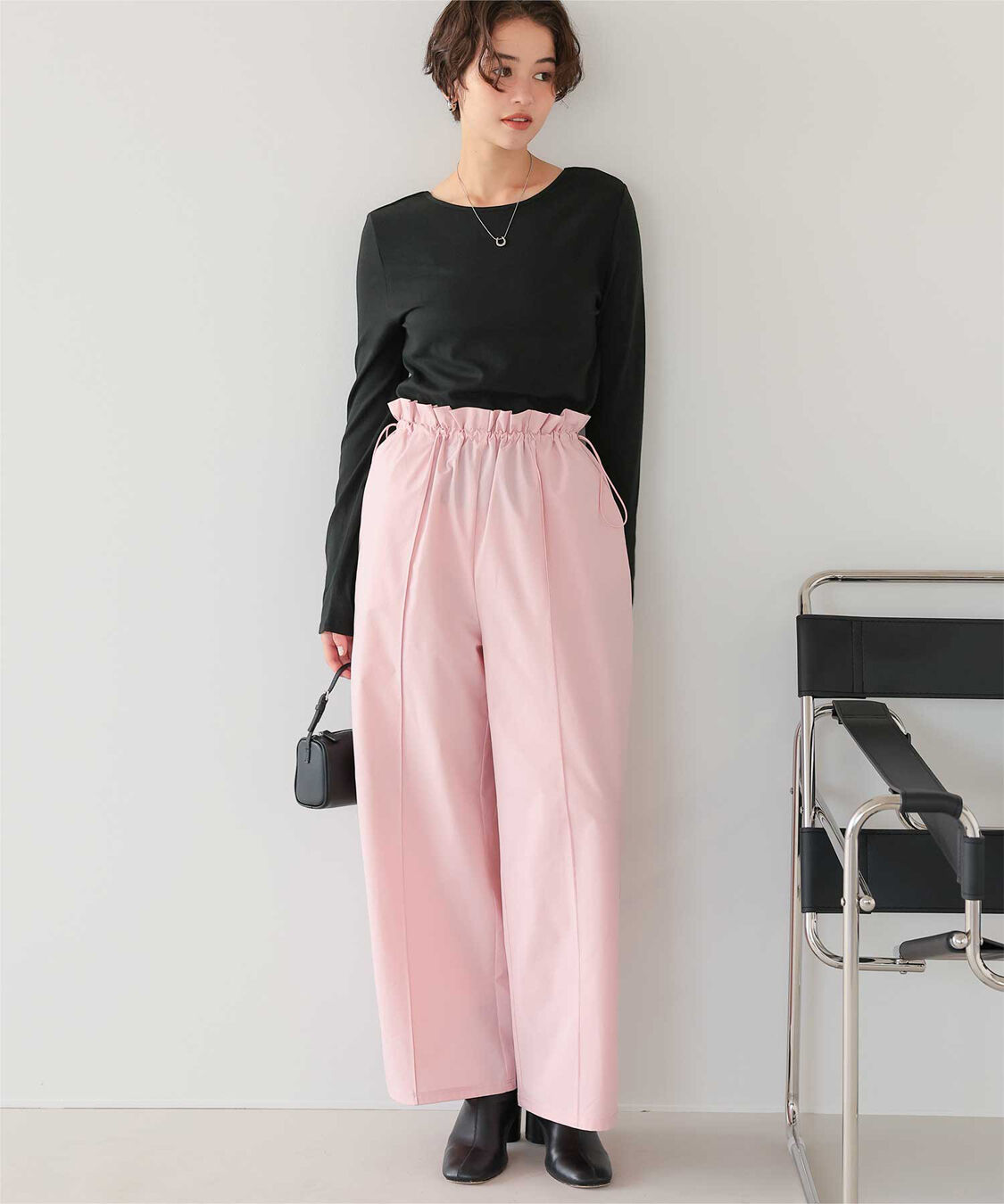 titivate「バックUネックロングスリーブカットソー」|Tシャツ・カットソー|