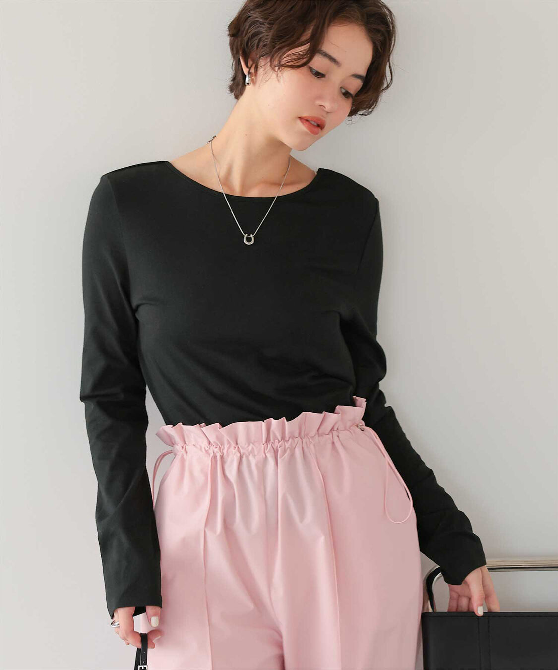 titivate「バックUネックロングスリーブカットソー」|Tシャツ・カットソー|