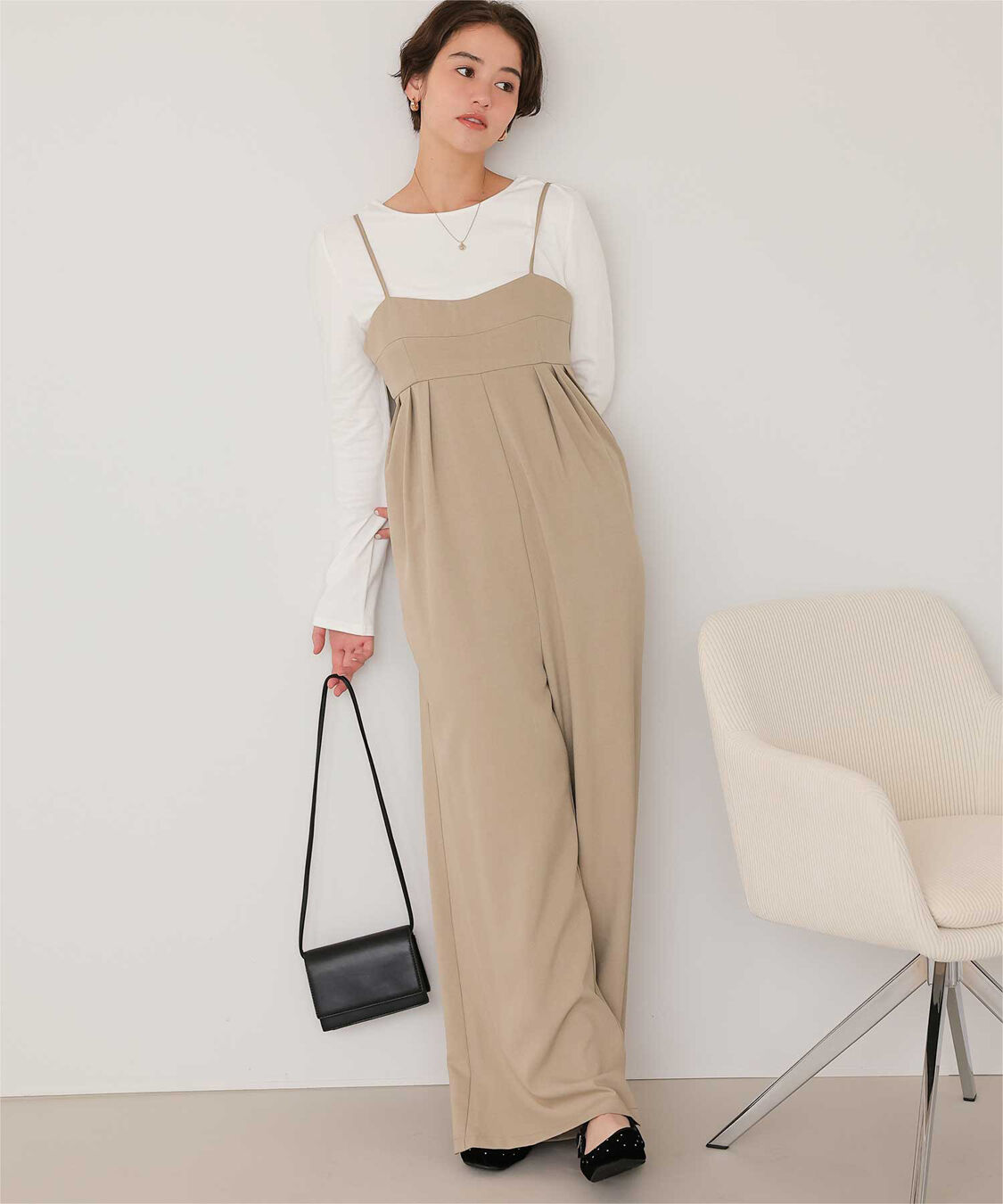 titivate「バックUネックロングスリーブカットソー」|Tシャツ・カットソー|