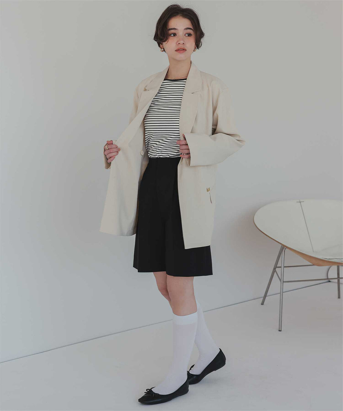 titivate「バックUネックロングスリーブカットソー」|Tシャツ・カットソー|