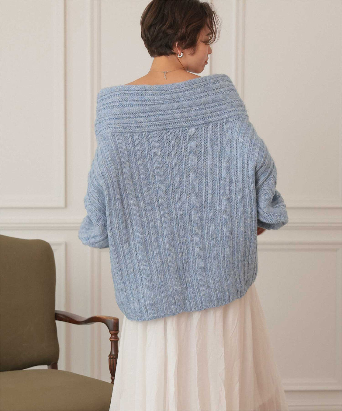 titivate「オフショルダールーズニット」|ニット・セーター|