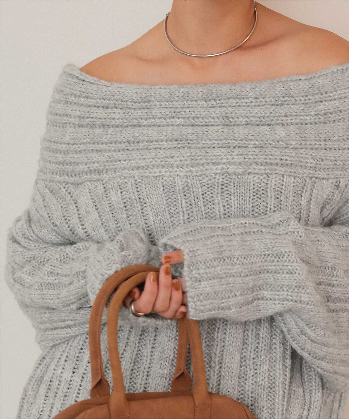 titivate「オフショルダールーズニット」|ニット・セーター|