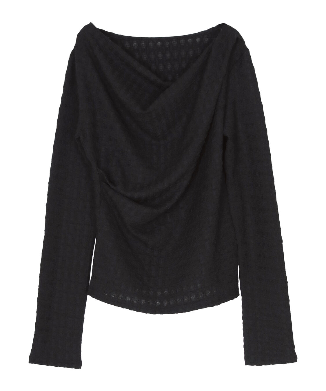 titivate「ドレープデザインロングスリーブトップス」|Tシャツ・カットソー|