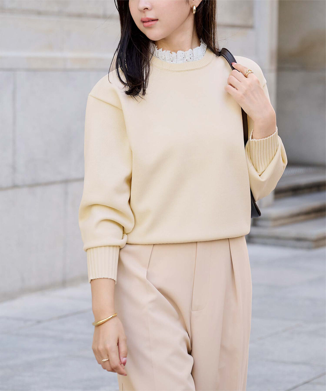 ur's「襟付きニットプルオーバー」|ニット・セーター|