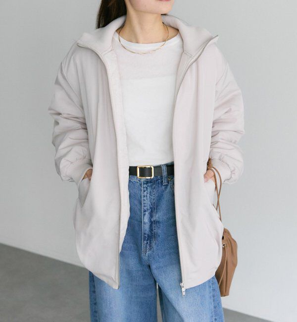  「中わたリブカラーブルゾン」|テーラードジャケット|