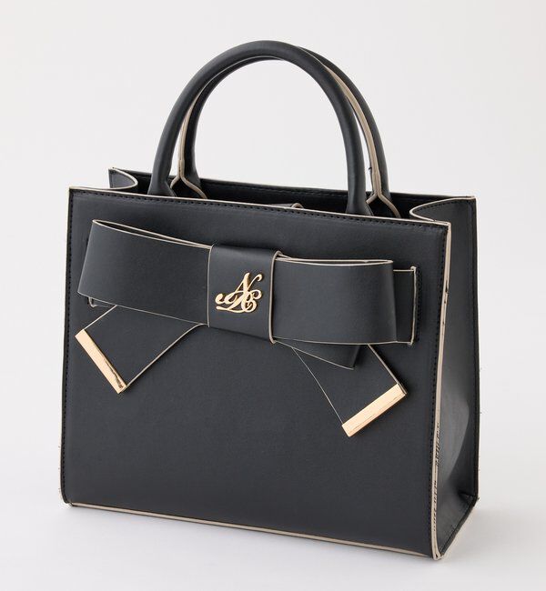  「【WEB限定】リボンモチーフトートバッグ／ショルダーにもなる」|ショルダー・メッセンジャー|