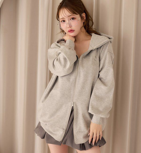  「ロゴグリッターパーカー」|プルオーバー|