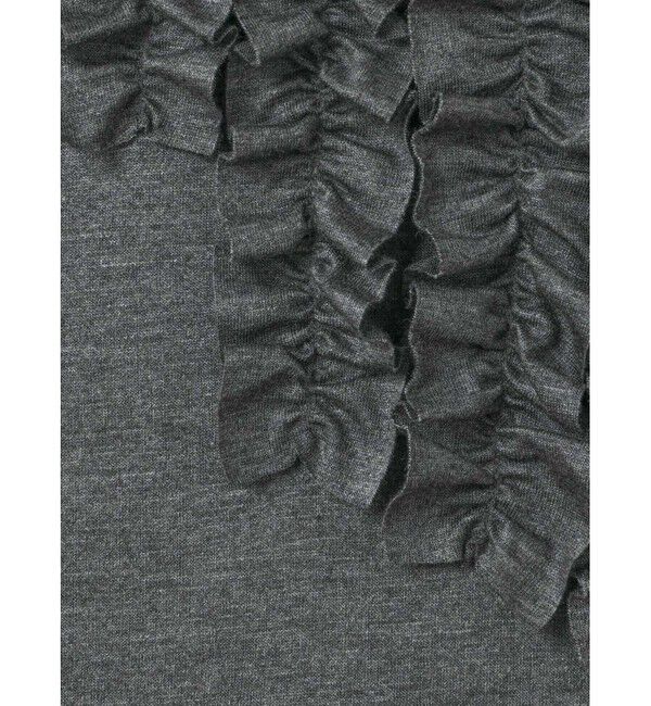 mizuiro ind「mizuiro ind フロントフリルプルオーバー」|Tシャツ・カットソー|