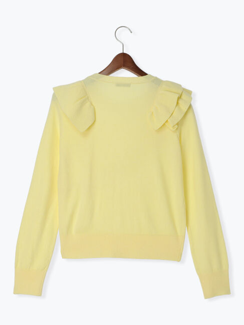 Te chichi「【Atelier Bonheur】イレギュラーフリルニットプルオーバー《2025winter catalog item》」|ニット・セーター|