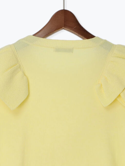 Te chichi「【Atelier Bonheur】イレギュラーフリルニットプルオーバー《2025winter catalog item》」|ニット・セーター|