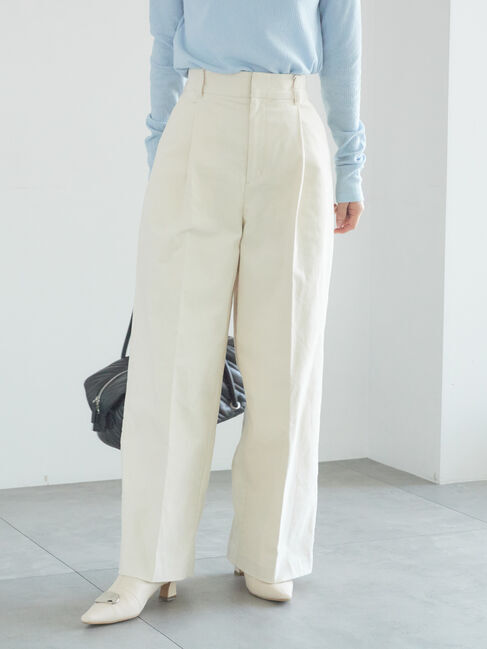 Te chichi「【宮本茉由着用】コーデュロイワイドパンツ」|その他|