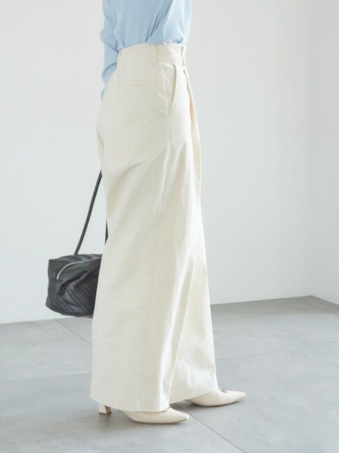 Te chichi「【宮本茉由着用】コーデュロイワイドパンツ」|その他|