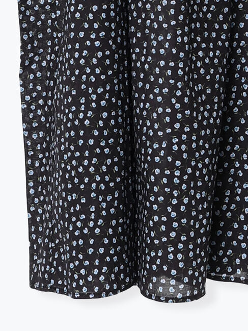 Samansa Mos2「花柄シャーリングワンピース」|ワンピース|