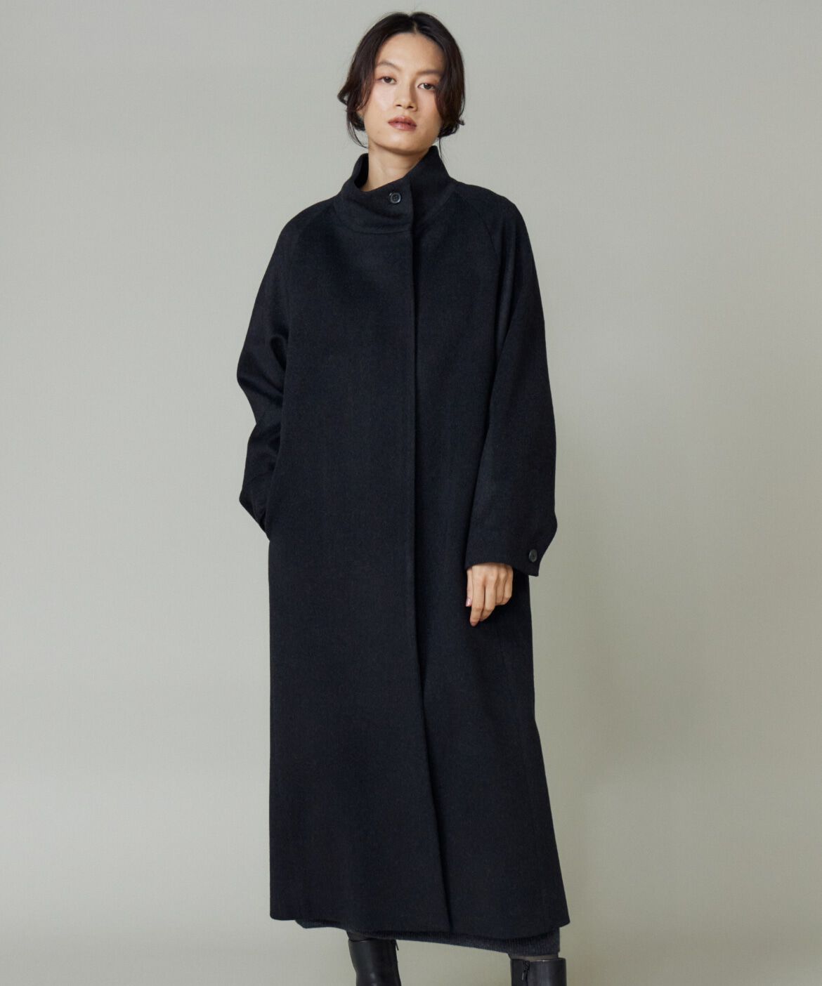 la veille by SUPERIOR CLOSET「スタンドカラーコート」|ステンカラーコート|