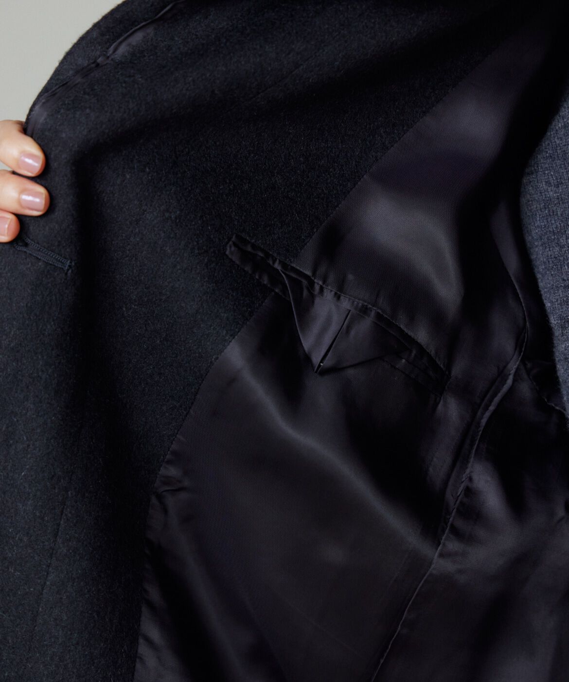 la veille by SUPERIOR CLOSET「スタンドカラーコート」|ステンカラーコート|