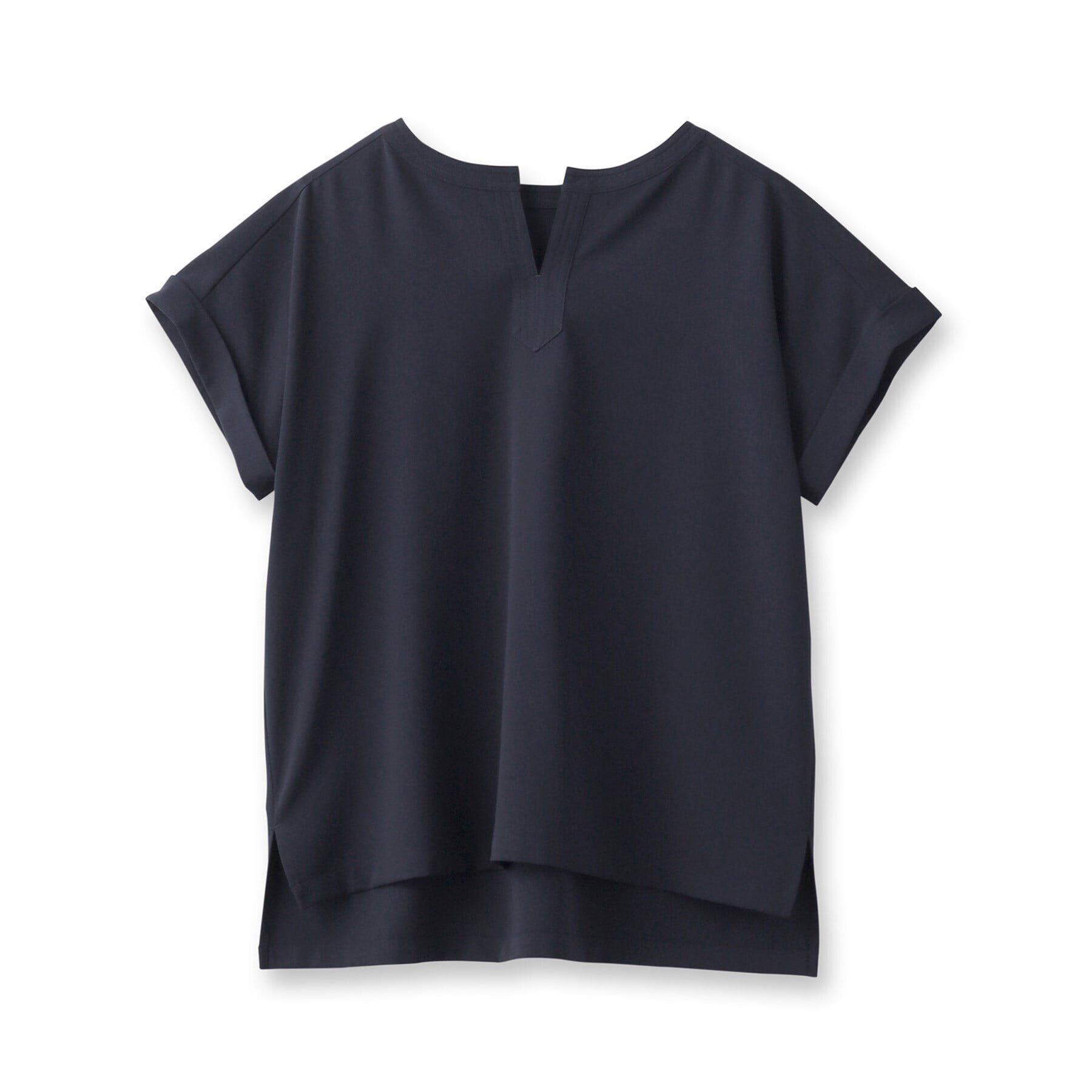 UNTITLED「【清涼感／夏も快適人気セットアップ】リラックスシルエット スキッパーブラウス」|シャツ・ブラウス|