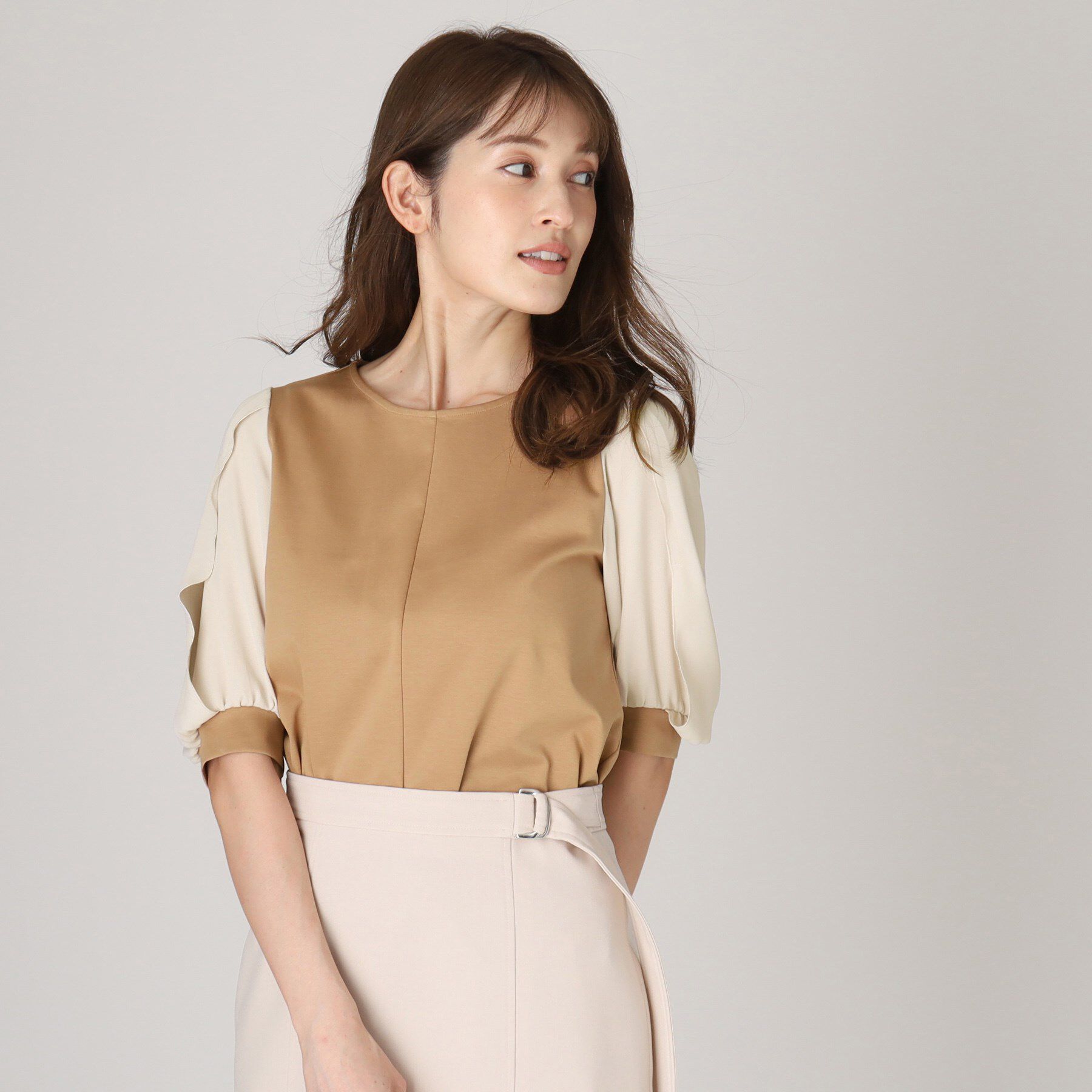 COUP DE CHANCE「【洗える／日本製】ジャージプルオーバー」|シャツ・ブラウス|