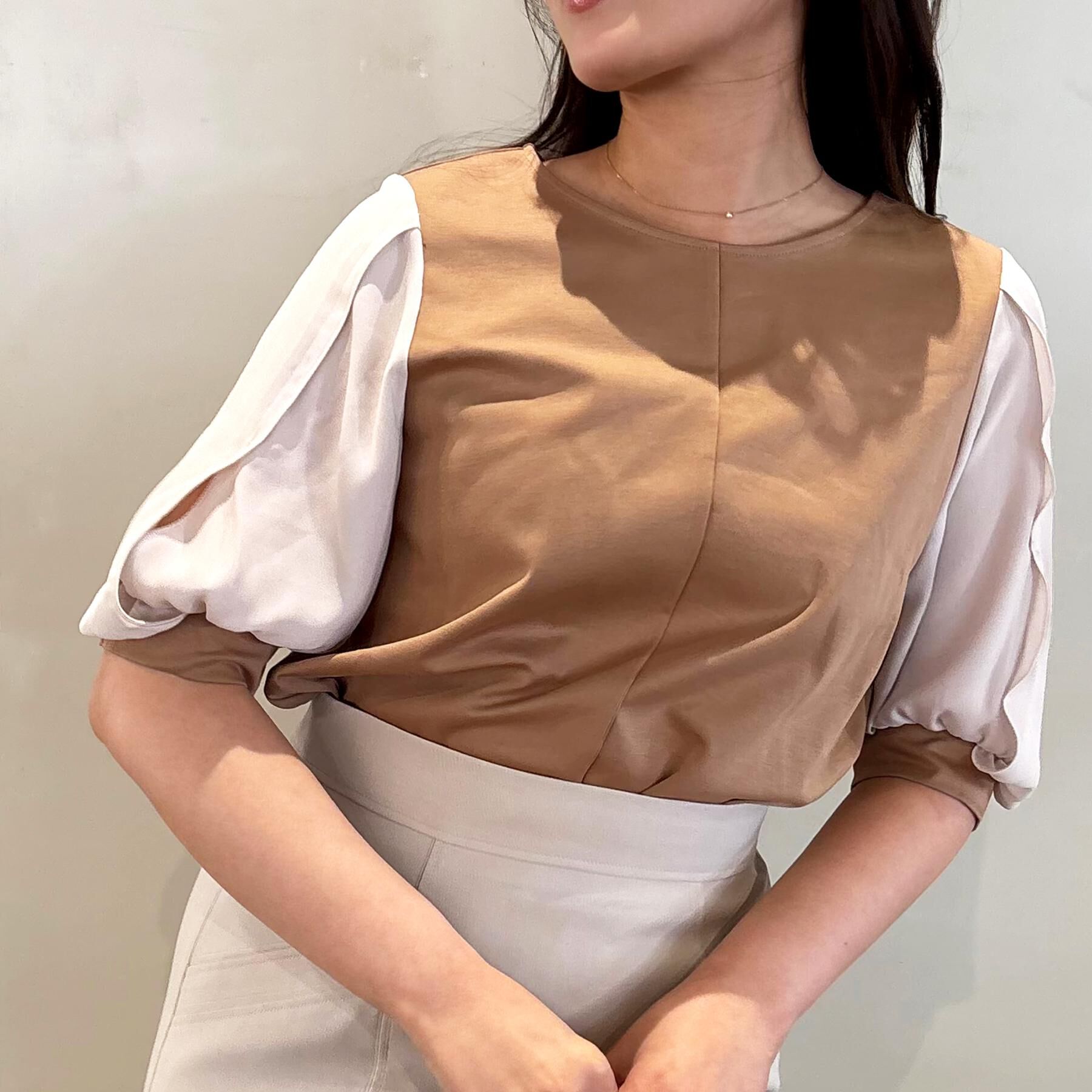 COUP DE CHANCE「【洗える／日本製】ジャージプルオーバー」|シャツ・ブラウス|