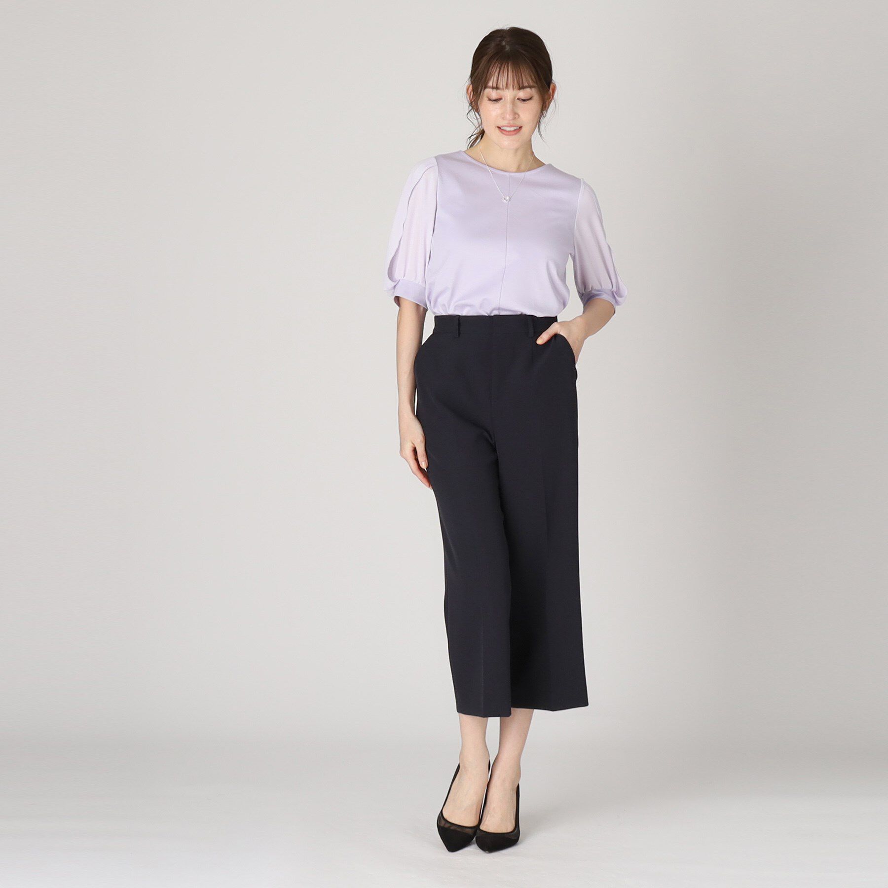 COUP DE CHANCE「【洗える／日本製】ジャージプルオーバー」|シャツ・ブラウス|