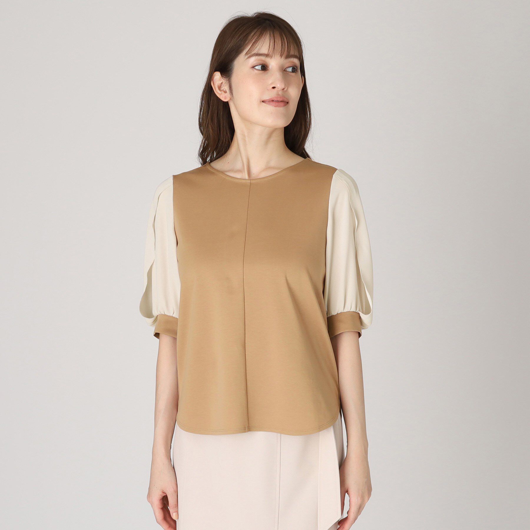 COUP DE CHANCE「【洗える／日本製】ジャージプルオーバー」|シャツ・ブラウス|