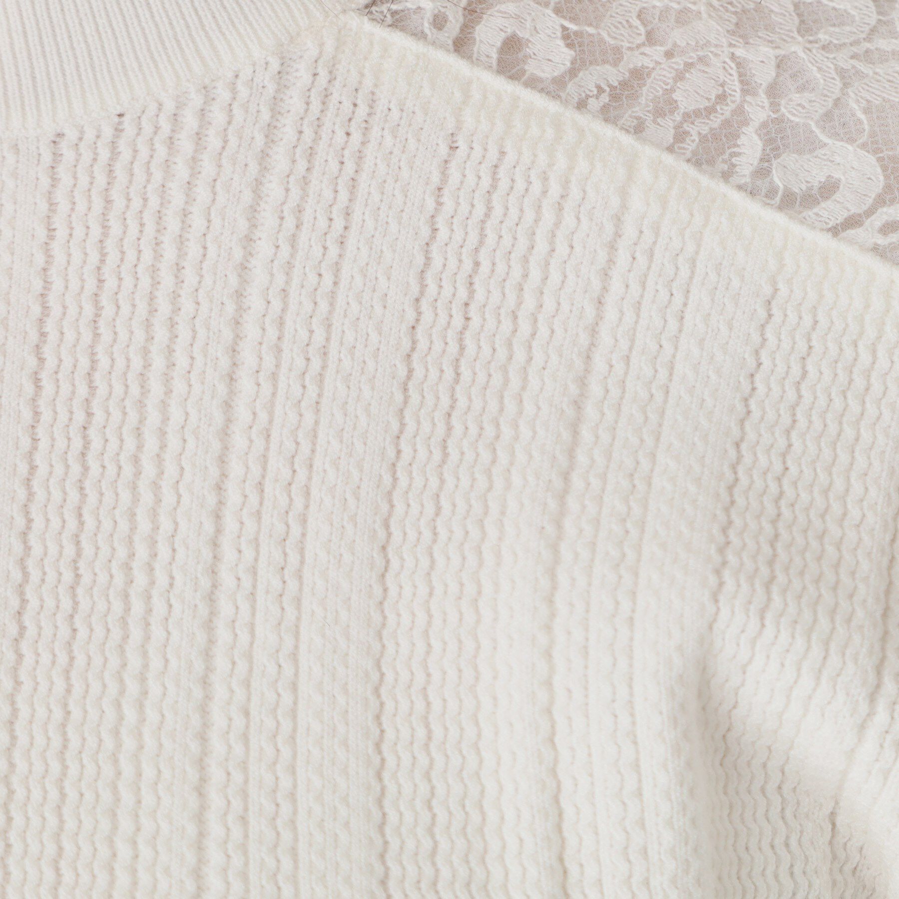 COUP DE CHANCE「【洗える】レースニットトップス」|ニット・セーター|