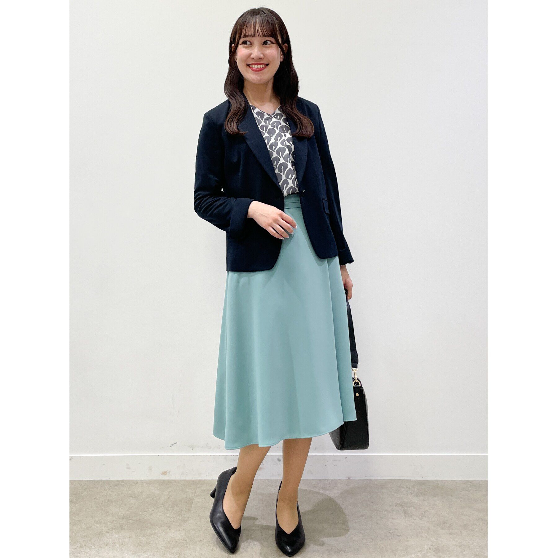 Reflect「【WEB限定カラーあり／マシンウォッシュ】サテンフレアスカート」|スカート|