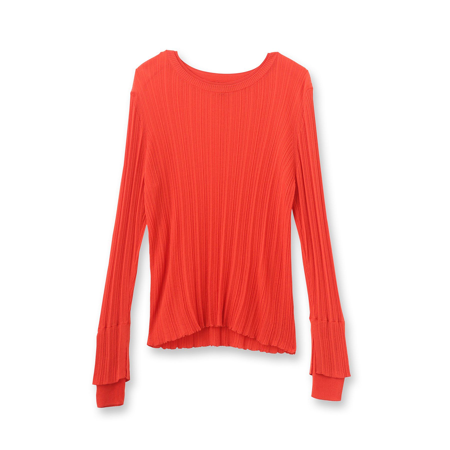 Reflect「【洗える／インナーにもおすすめ】シアーランダムリブニット」|ニット・セーター|