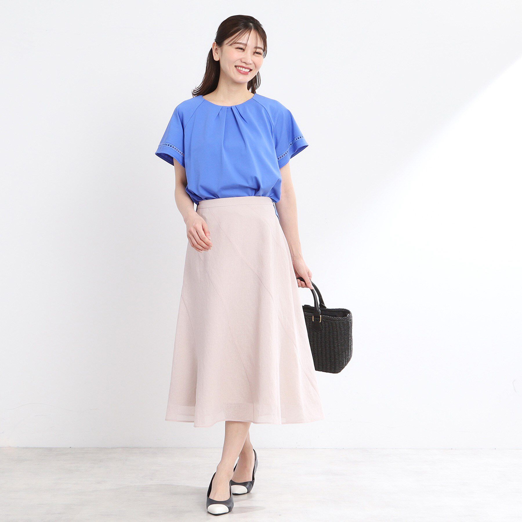 Reflect「【手洗い可】フレアースリーブカットソー」|Tシャツ・カットソー|