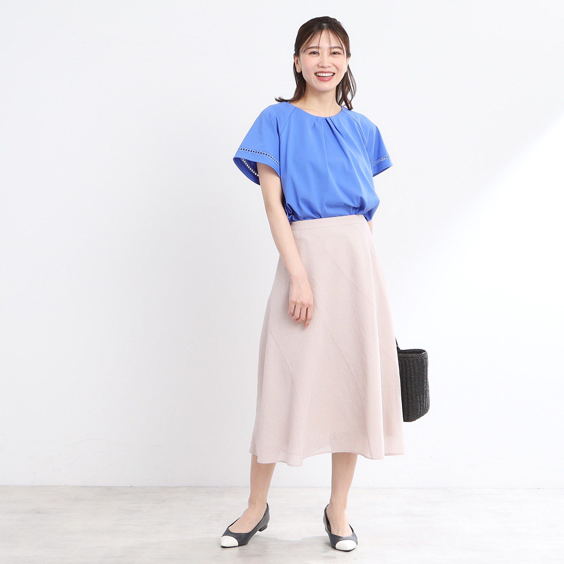 Reflect「【手洗い可】フレアースリーブカットソー」|Tシャツ・カットソー|