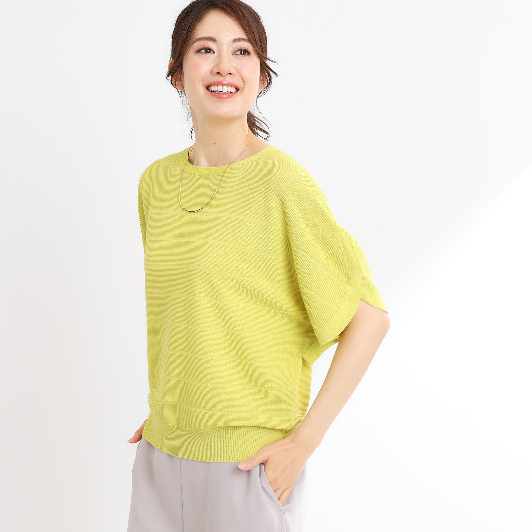 Reflect「ドライタッチプルオーバーニット」|ニット・セーター|