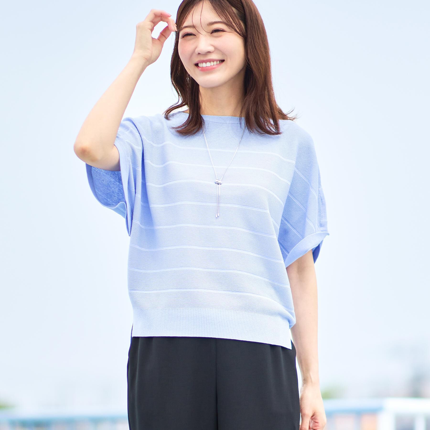 Reflect「ドライタッチプルオーバーニット」|ニット・セーター|