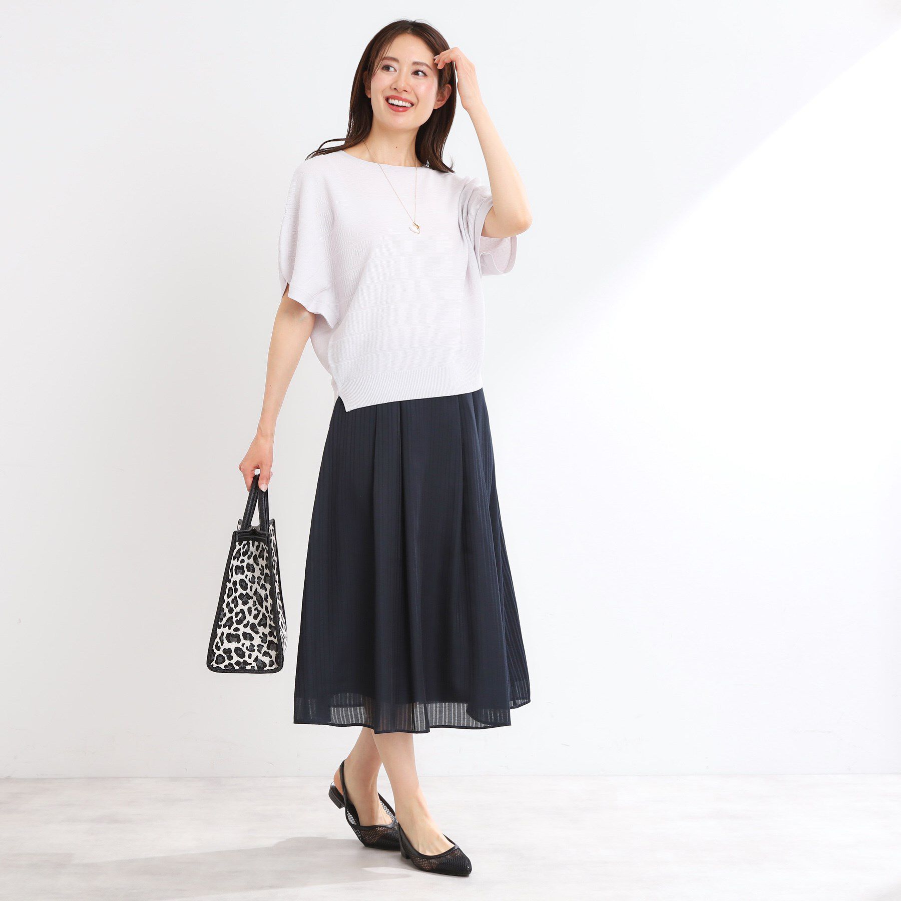 Reflect「ドライタッチプルオーバーニット」|ニット・セーター|