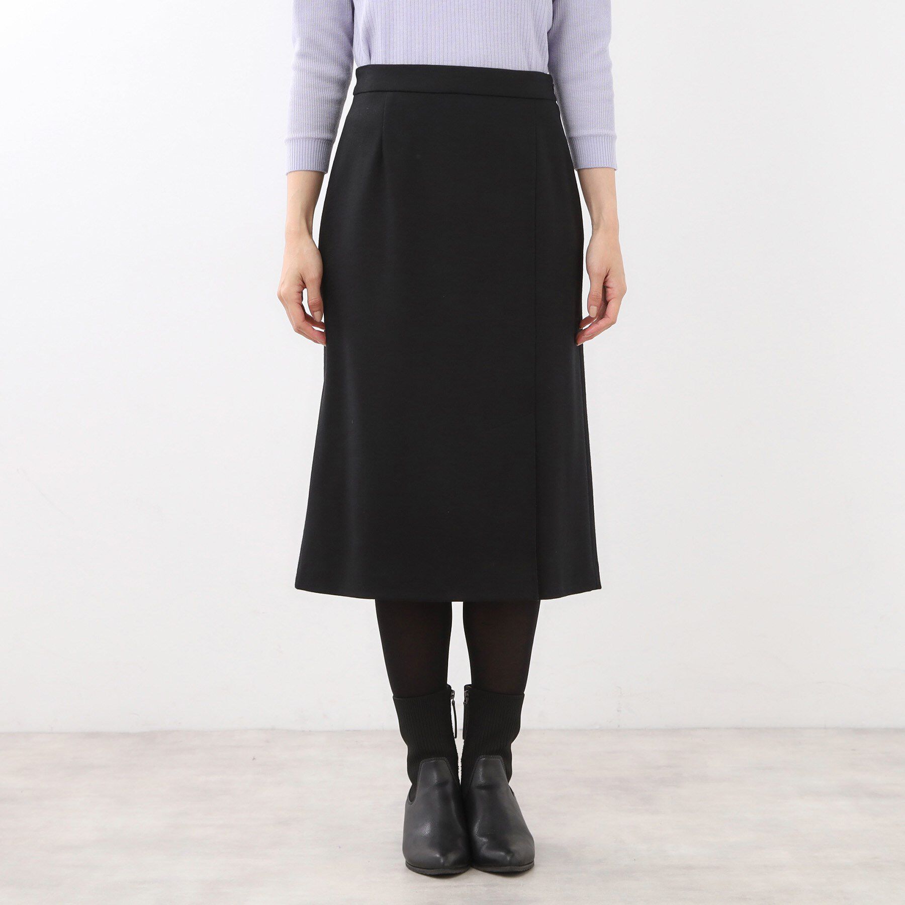 Reflect「【すっきりシルエット／通勤におすすめ◎】キレイめジャージタイトスカート」|スカート|