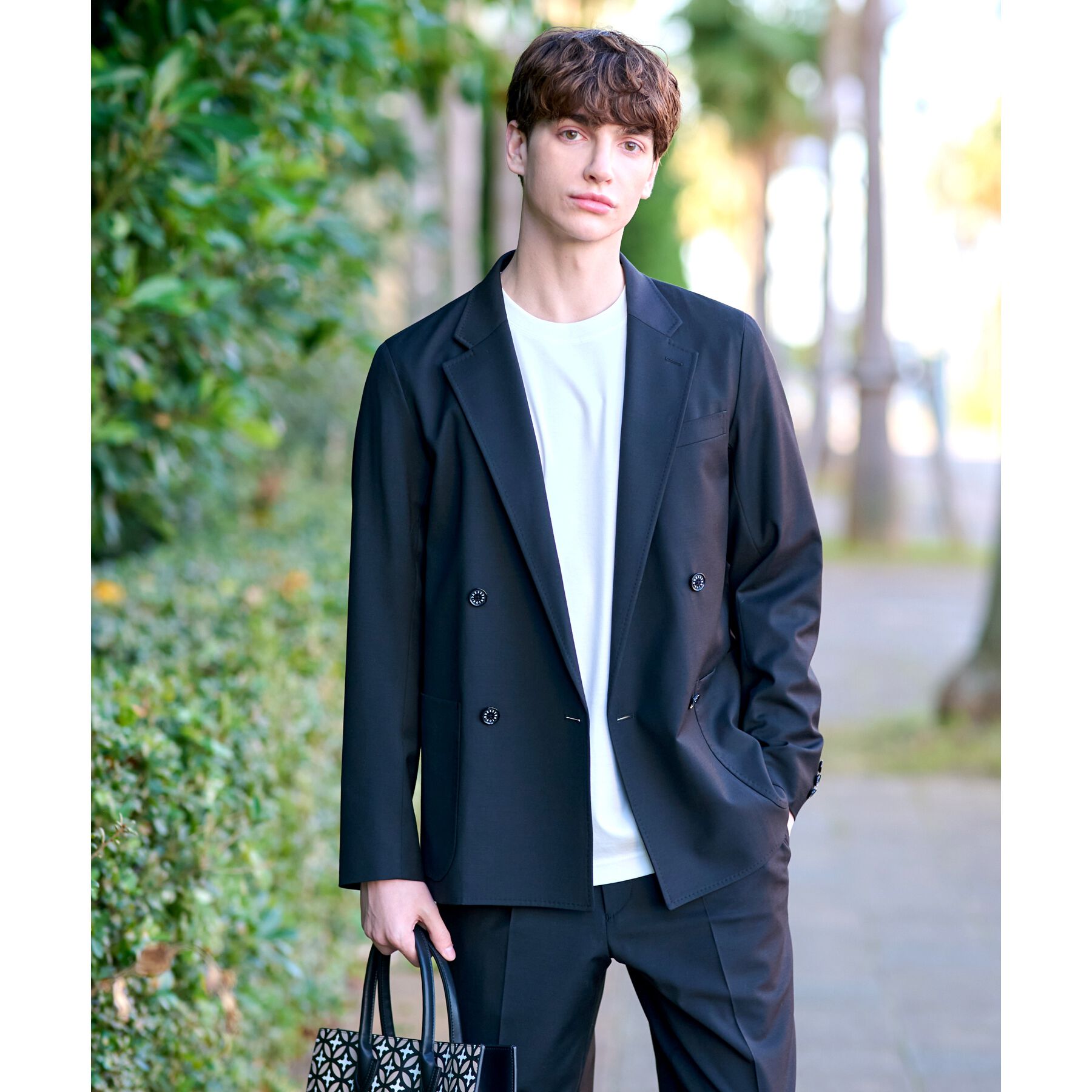 DRESSTERIOR「【セットアップ可／Monomax4月号掲載】クールタッチ クイックドライイージージャケット」|テーラードジャケット|