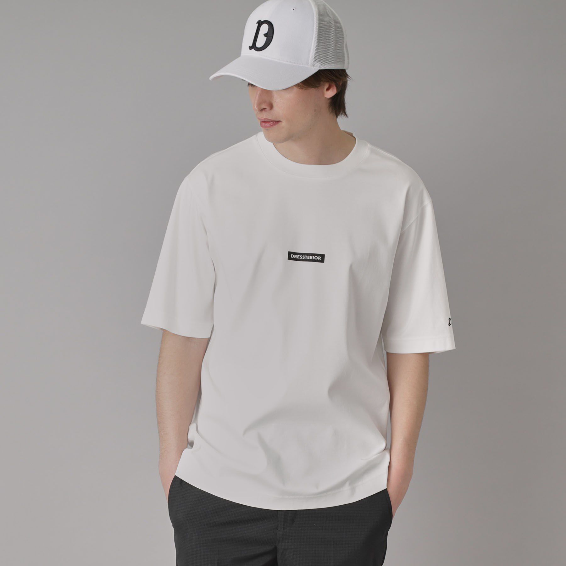 DRESSTERIOR「【接触冷感／抗菌防臭／消臭】ICE CLEAR COTTON NINEストリートTシャツ」|Tシャツ・カットソー|