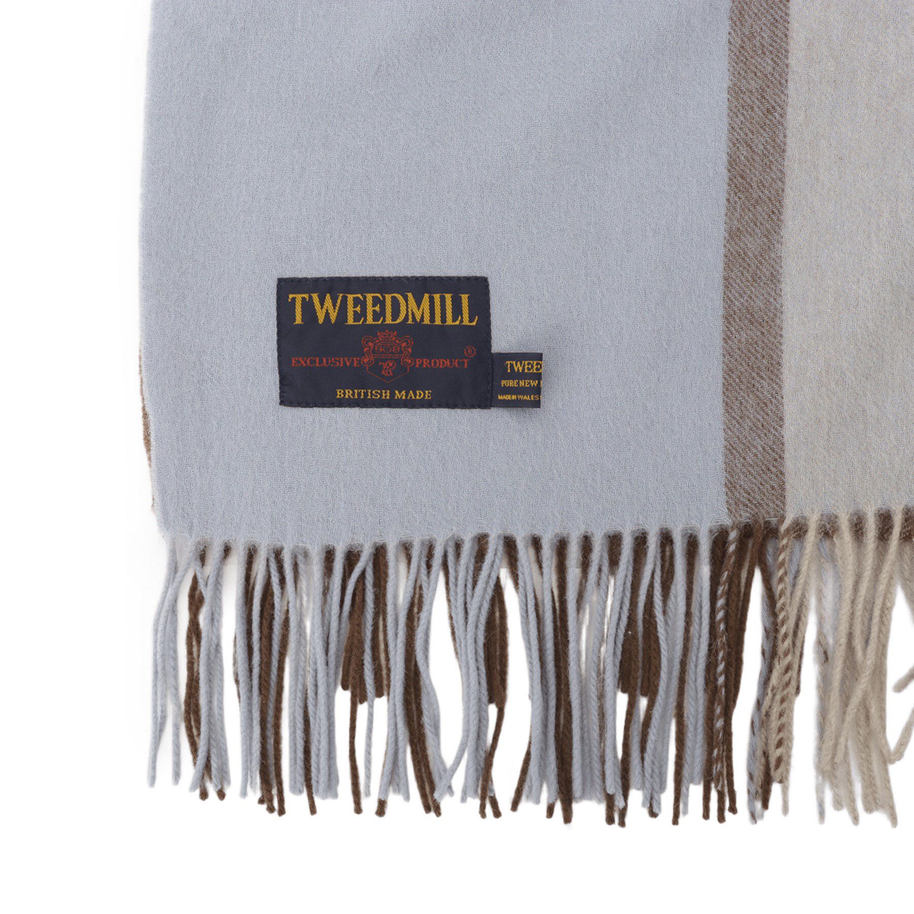 DRESSTERIOR「TWEED MILL（ツィードミル）チェックストール」|ストール|