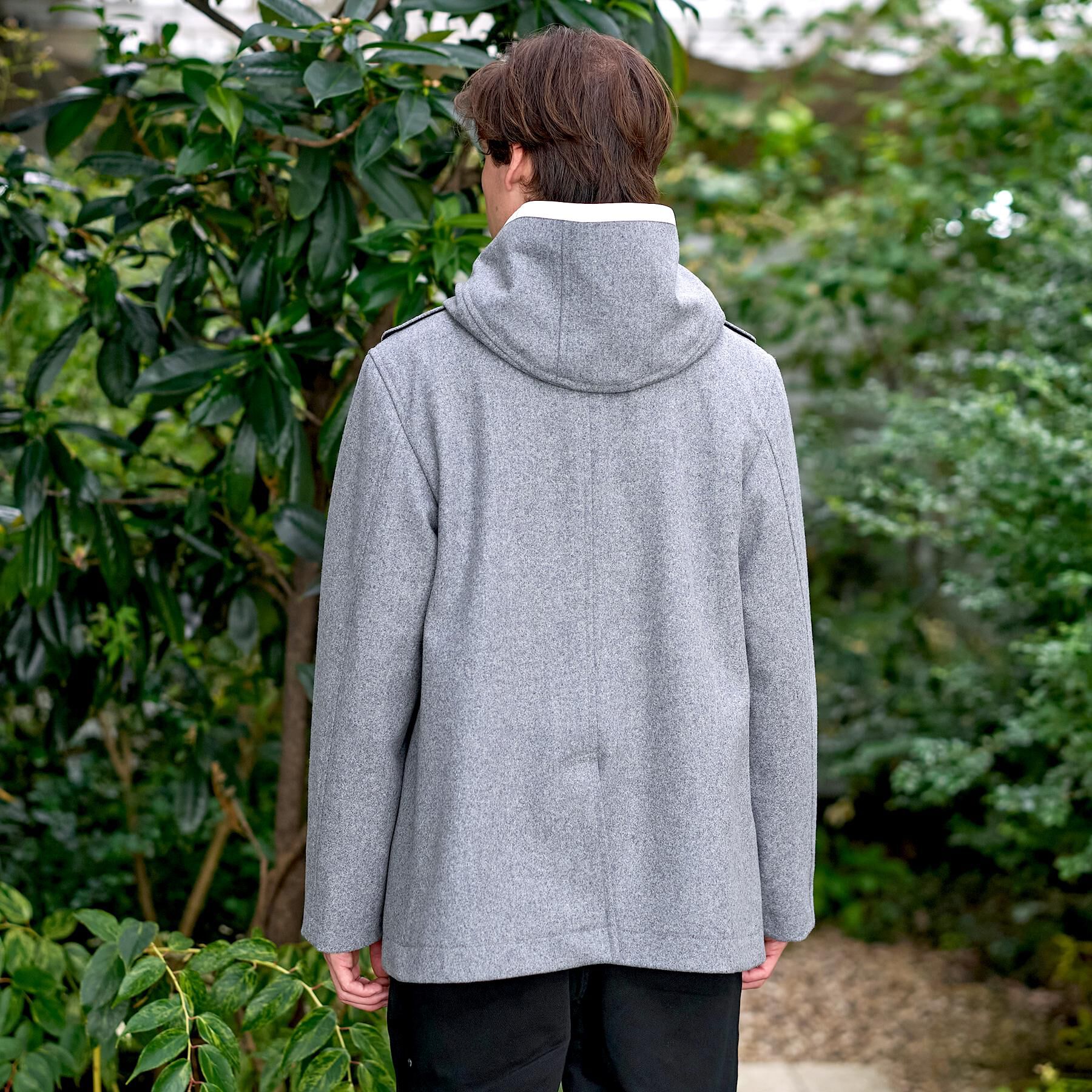 DRESSTERIOR「【Safari12月号掲載】グレー メルトンダッフルジャケット」|ダッフルコート|